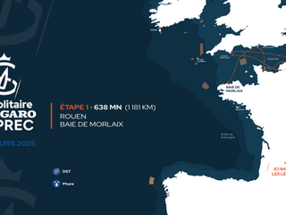Une première étape bouleversée en raison des conditions météorologiques en Atlantique.