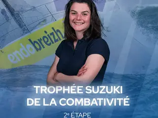 Chloé Lebars remporte le Trophée de la combativité Suzuki.