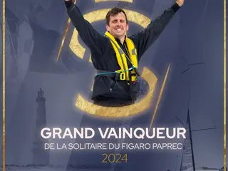 L’Irlandais Tom Dolan (Smurfit Kappa – Kingspan), vainqueur de La Solitaire du Figaro Paprec 2024