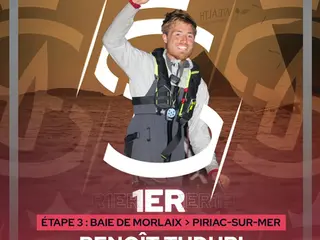 Flash News : Benoît Tuduri, premier sur la ligne de l'étape 3 