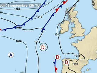 Bulletin météo du vendredi 8 septembre 