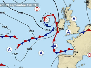 Bulletin météo du mercredi 13 septembre 