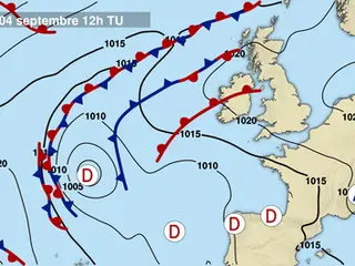 Bulletin météo du lundi 4 septembre