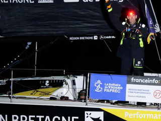 Gaston Morvan (Région Bretagne - CMB Performance), 3e de la 3e étape de La Solitaire du Figaro Paprec (avant jury)