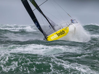📸 🌊 Des conditions dantesques à l'approche de l'arrivée ! 