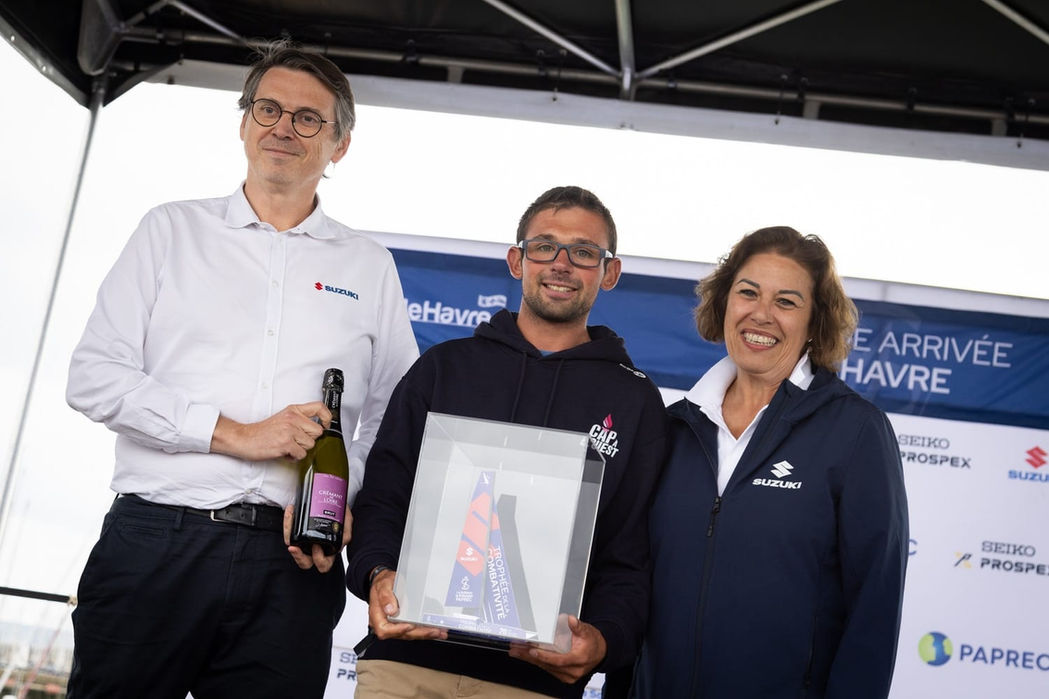 Hugo Cardon, vainqueur du Trophée de la Combativité Suzuki sur l'étape 3🏆