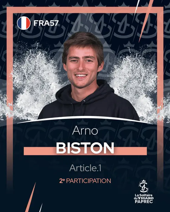 Arno Biston (Article.1), troisième de La Solitaire du Figaro Paprec 2025 !