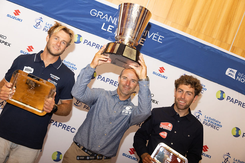 📸 Remise des prix de La Solitaire du Figaro Paprec 2026 !