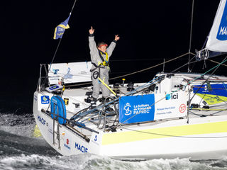 Une femme et quatre hommes écrivent les grandes heures de La Solitaire du Figaro Paprec
