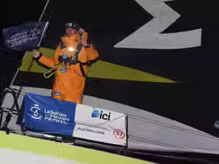 Hugo Dhallenne (Skipper Macif 2025), 2nd in the 3rd stage of the 57th edition of La Solitaire du Figaro Paprec (before jury decision)