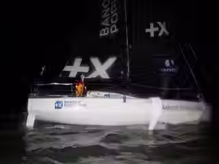 Loïs Berrehar (Banque Populaire), 3rd in the 3rd stage of the 57th edition of La Solitaire du Figaro Paprec (before jury decision)
