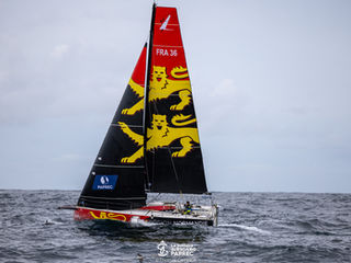Jules Ducelier (Région Normandie), 3rd in the 3rd stage of the 56th edition of La Solitaire du Figaro Paprec (before the jury)